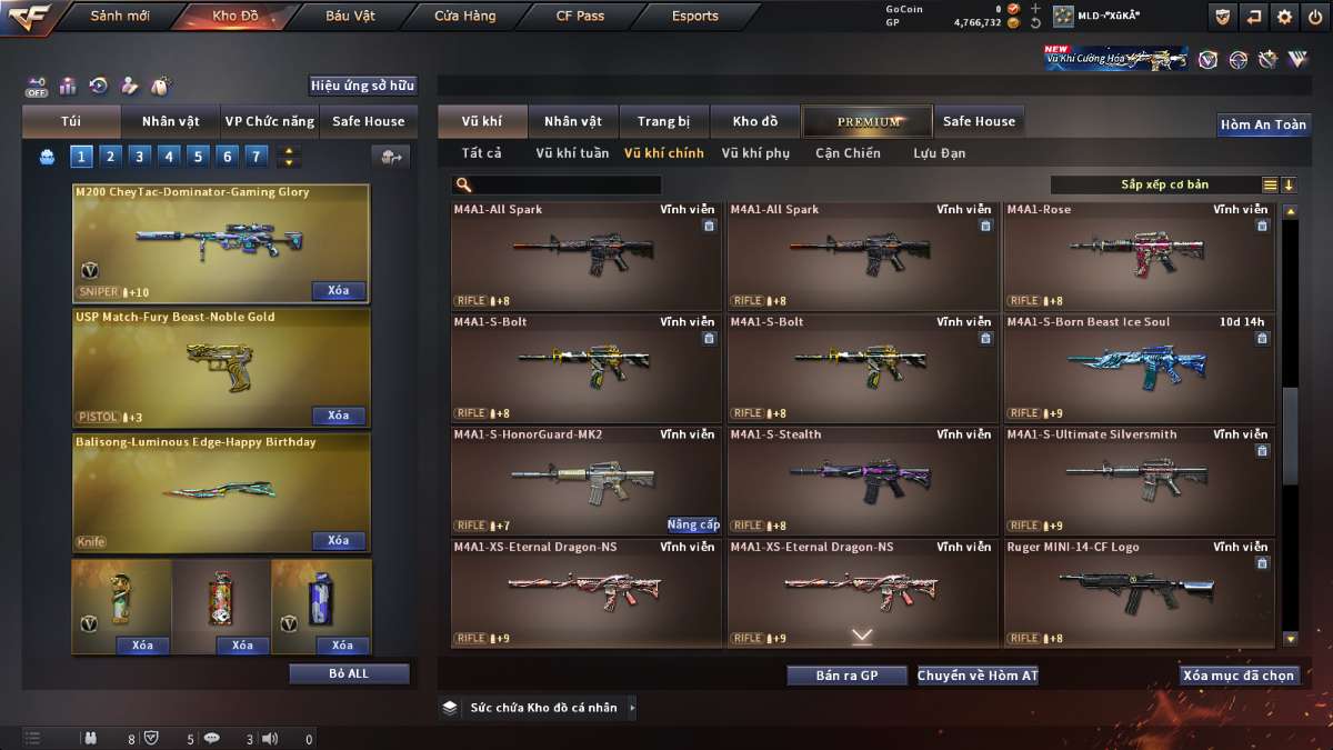 shop acc cf uy tin gia re